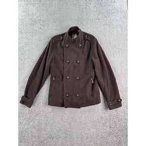 Triple Five Soul Jacket Women Extra Large Taupe Wool Flannel Premium Designer